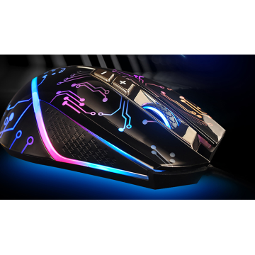 New 5000 DPI Wired Gaming USB Optical Mouse 9010 With RGB Backlight OEM/ODM/Customization